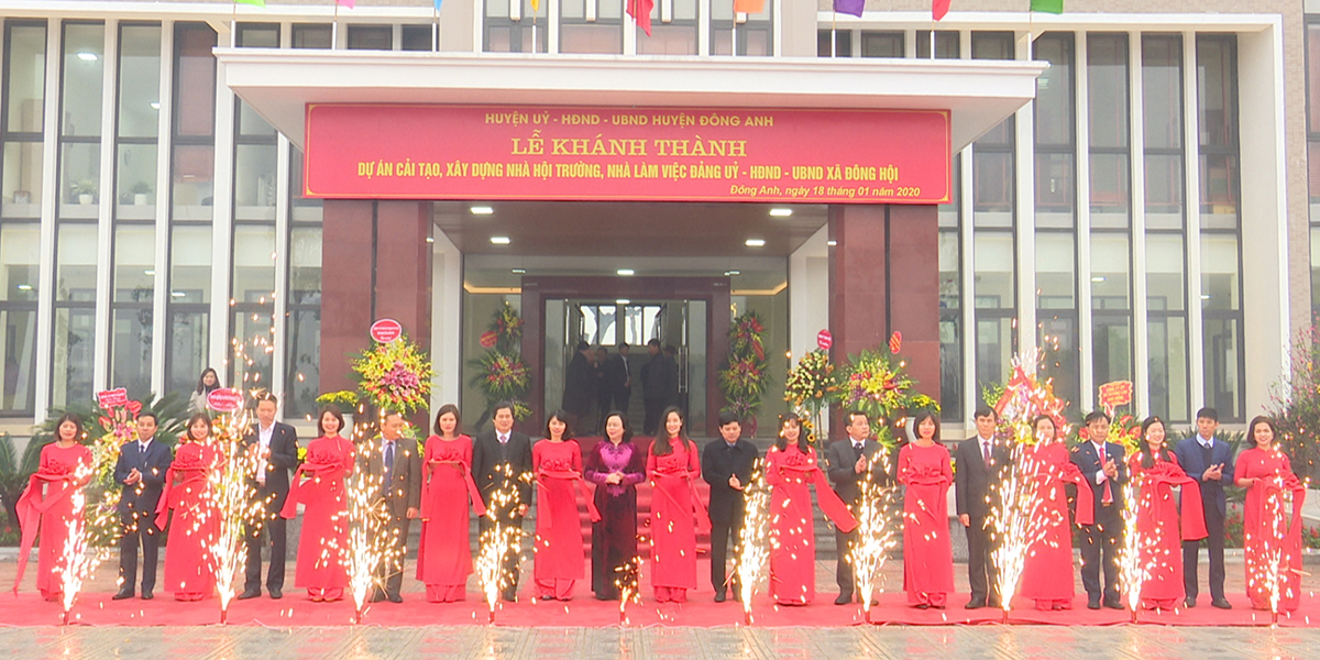 Chiếu sáng trụ sở UBND Xã Đông Hội, Huyện Đông Anh, TP Hà Nội