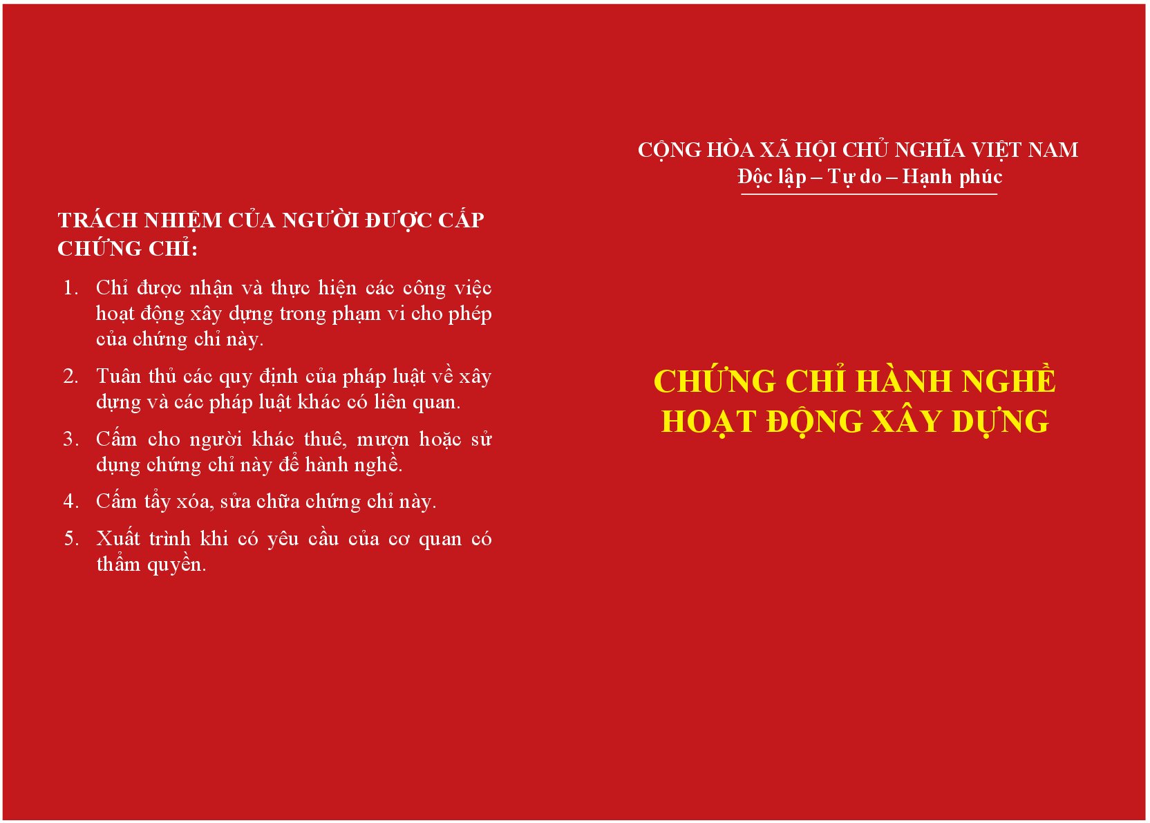 Chung chi hanh nghe HDXD