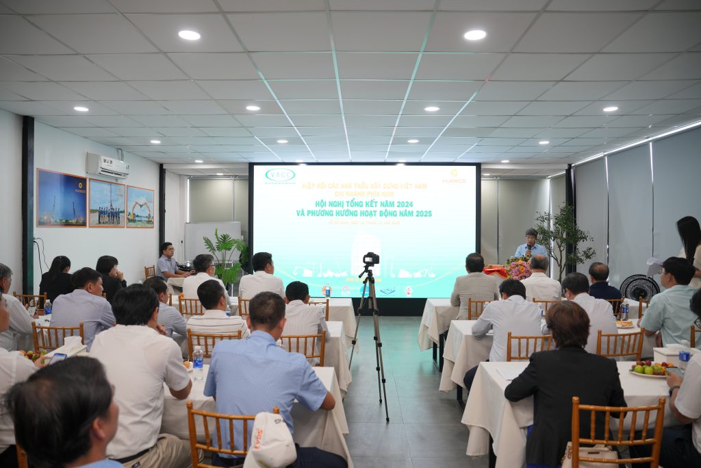 HỘI NGHỊ TỔNG KẾT HOẠT ĐỘNG NĂM 2024 CỦA HIỆP HỘI CÁC NHÀ THẦU XÂY DỰNG VIỆT NAM - CHI NHÁNH PHÍA NAM 14 HUDECO 0239 1